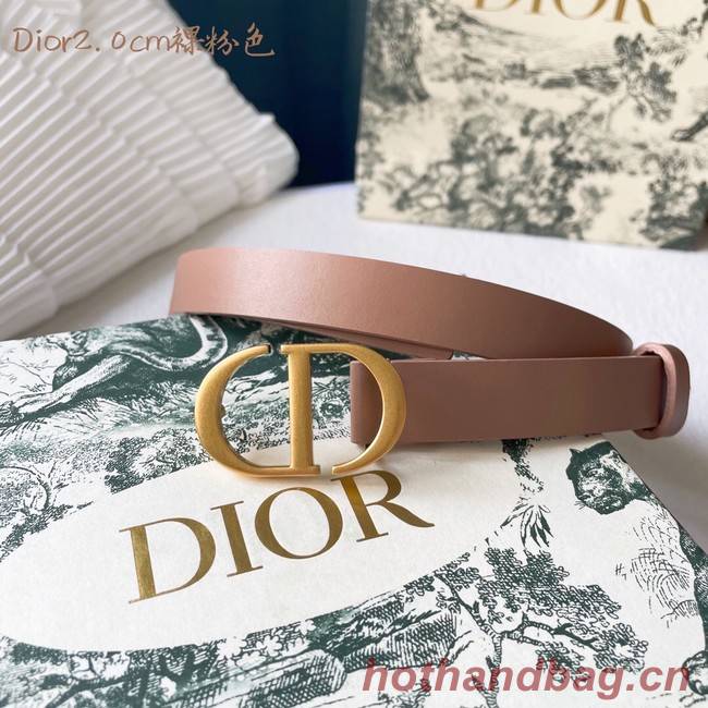 Dior Leather Belt 20MM 2796