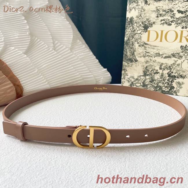 Dior Leather Belt 20MM 2796