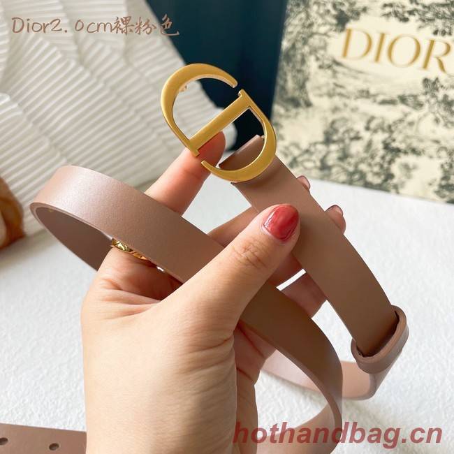 Dior Leather Belt 20MM 2796