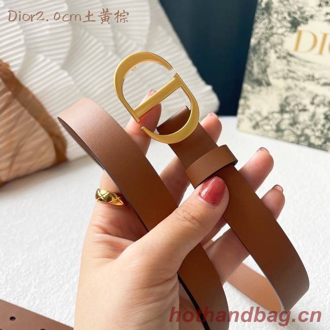 Dior Leather Belt 20MM 2798