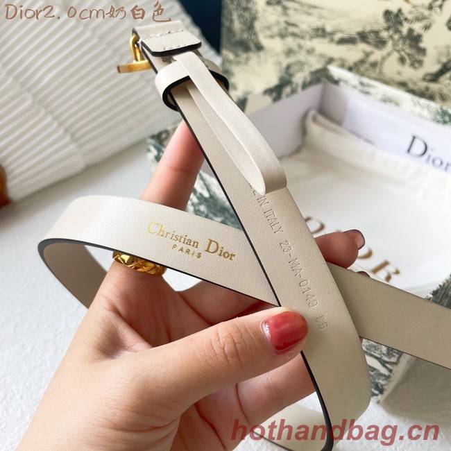 Dior Leather Belt 20MM 2800