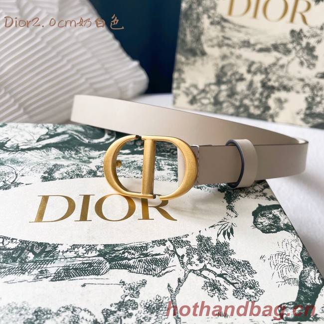 Dior Leather Belt 20MM 2800