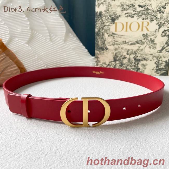 Dior Leather Belt 30MM 2793