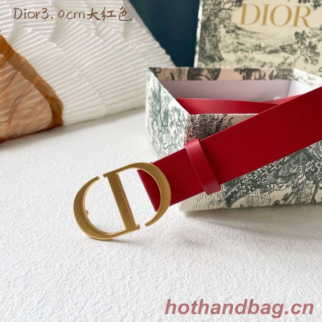 Dior Leather Belt 30MM 2793