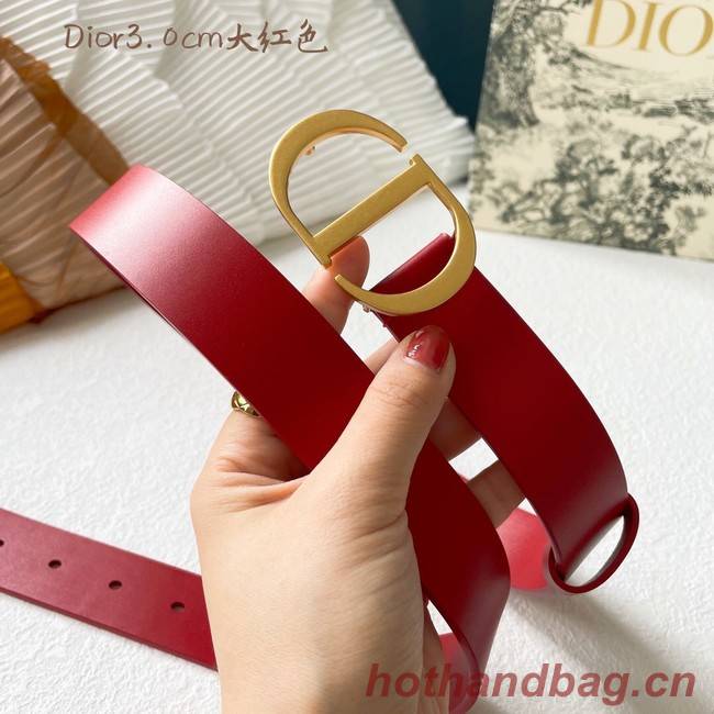 Dior Leather Belt 30MM 2793