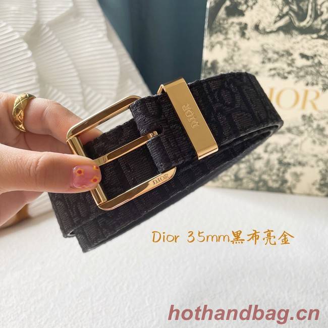 Dior calf leather 35MM BELT 2801