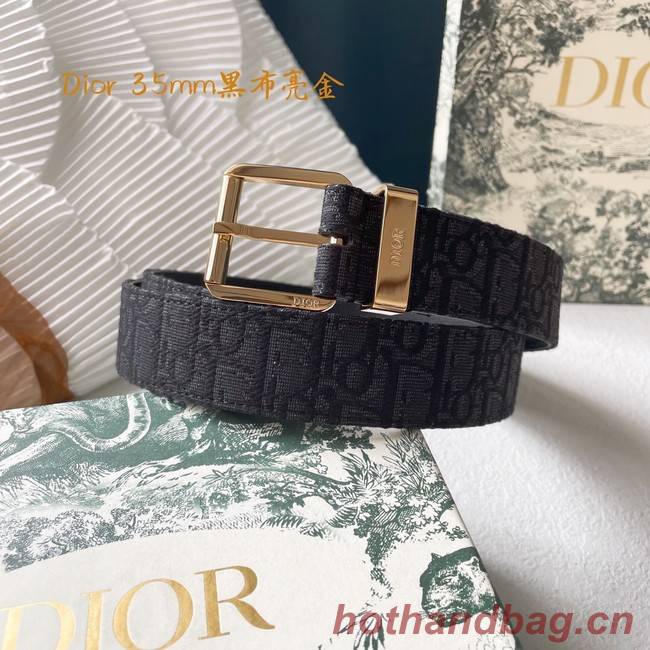 Dior calf leather 35MM BELT 2801