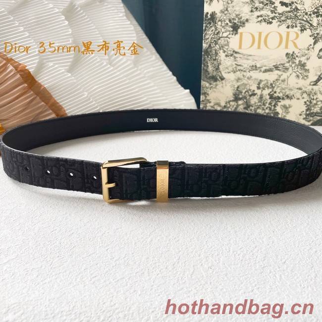 Dior calf leather 35MM BELT 2801