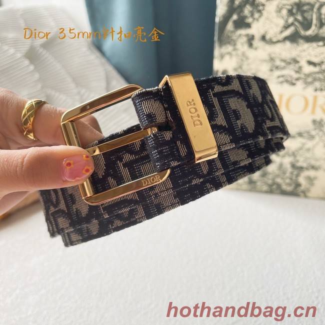 Dior calf leather 35MM BELT 2803