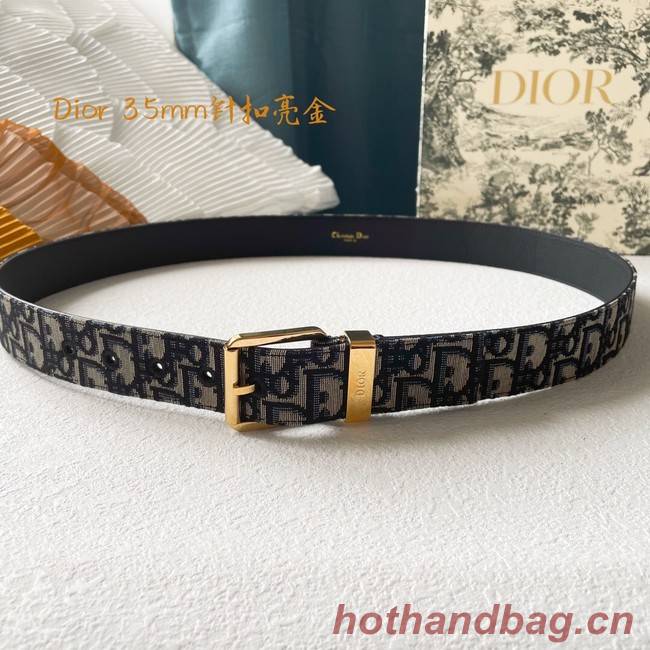 Dior calf leather 35MM BELT 2803