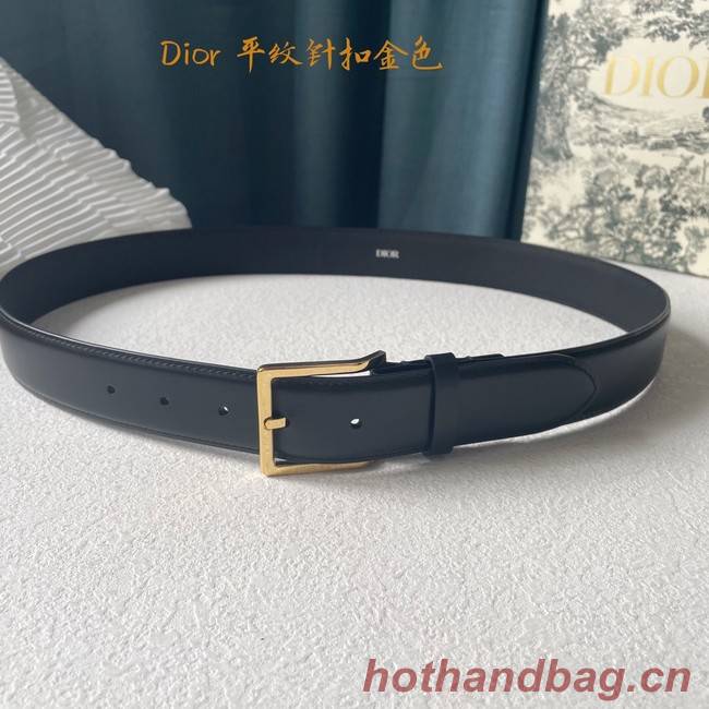 Dior calf leather 35MM BELT 2814