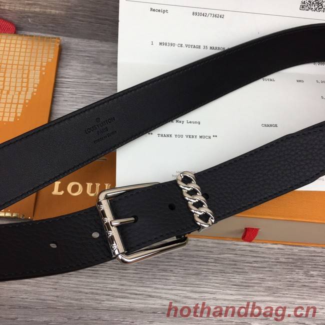 Louis Vuitton calf leather 35MM BELT 2817