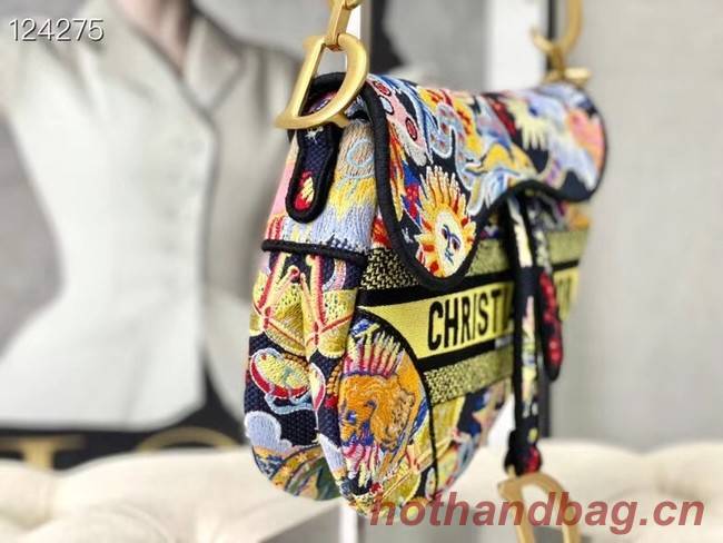 Dior SADDLE BAG Embroidery M0446