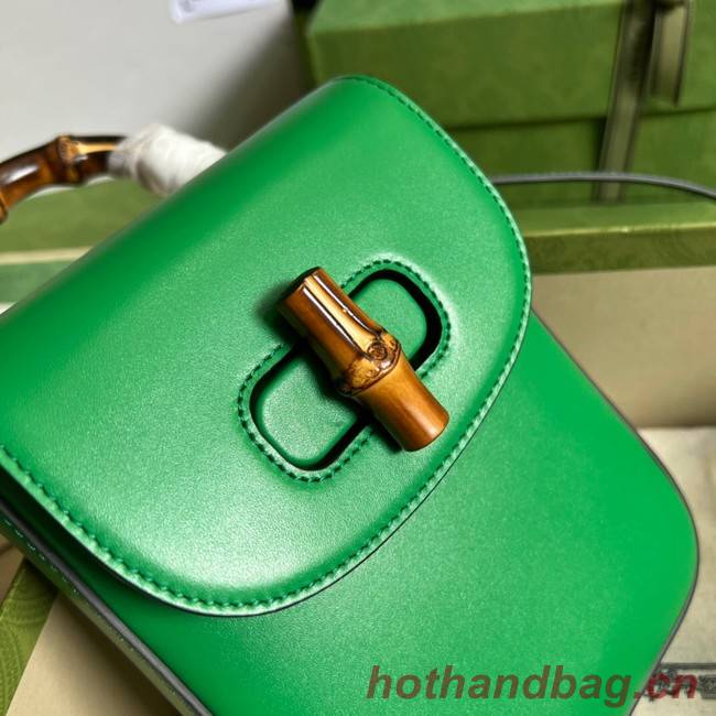 Gucci Bamboo mini handbag 702106 green