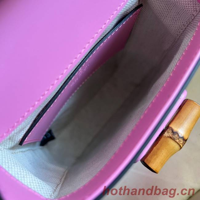 Gucci Bamboo mini handbag 702106 pink