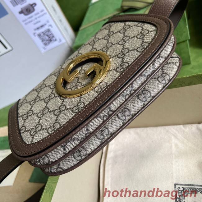 Gucci GG Marmont belt bag 703807 brown