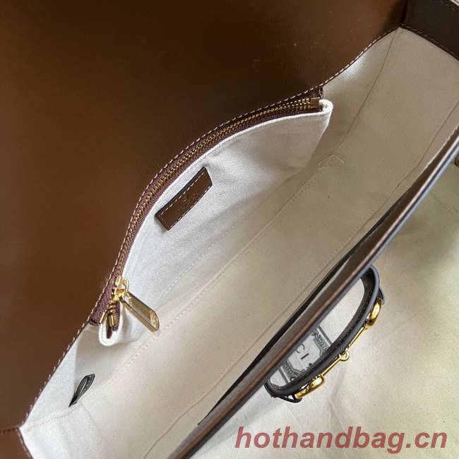 Gucci Horsebit 1955 shoulder bag 700457 Brown