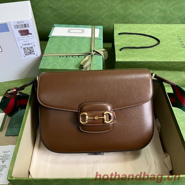 Gucci Horsebit 1955 shoulder bag 700457 Brown