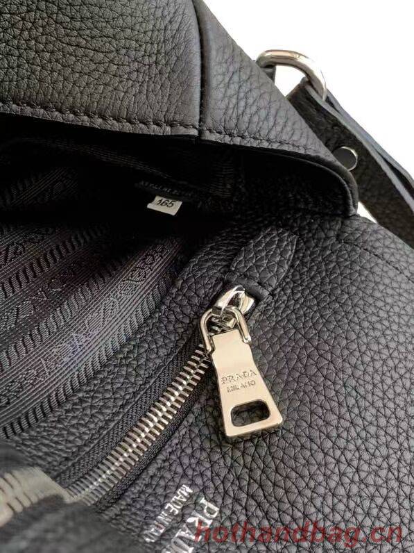 Prada Leather bag with shoulder strap 1DB443 black