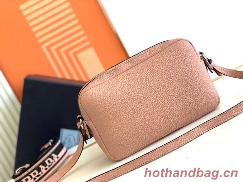 Prada Leather bag with shoulder strap 1DB820 pink