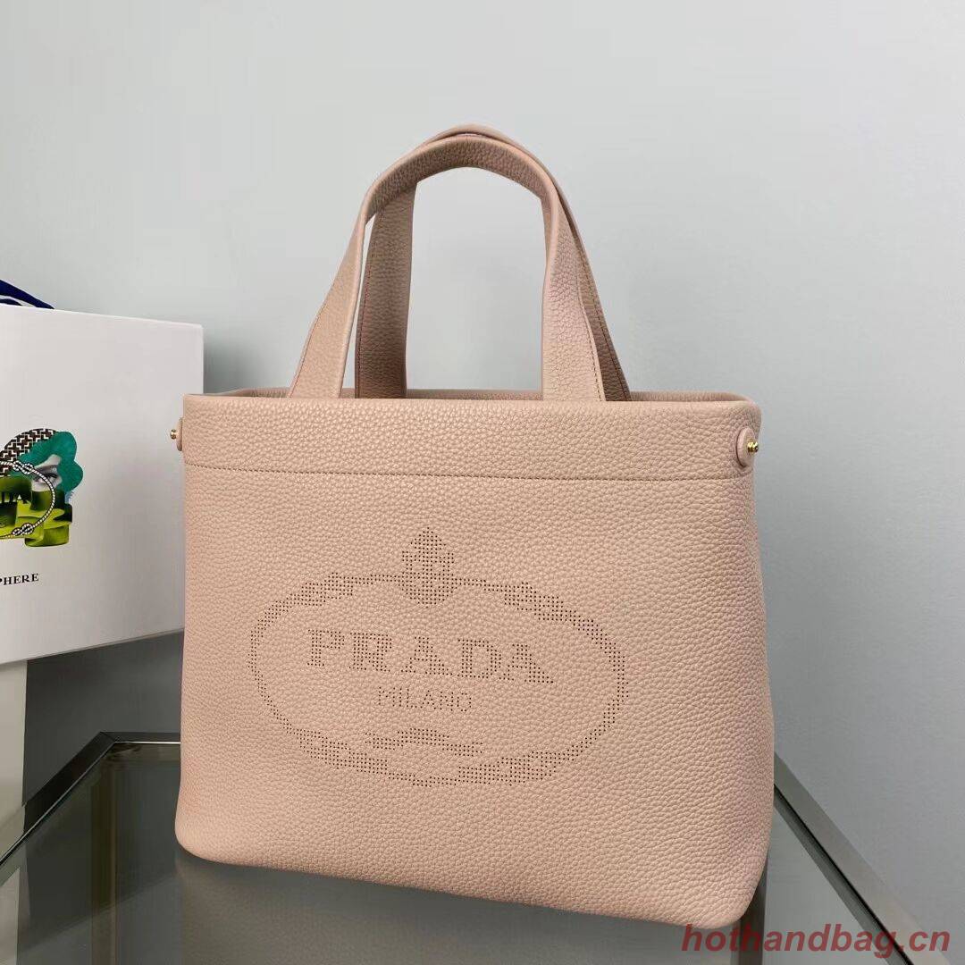 Prada leather tote bag 1AG833 pink