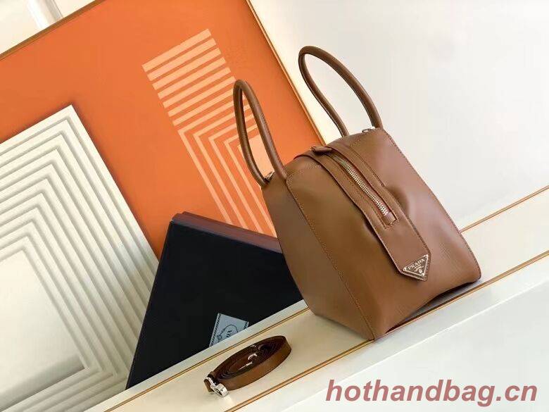 Prada Small leather Supernova handbag 1BA366 caramel