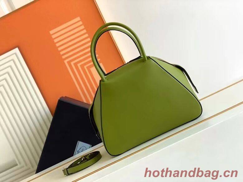 Prada Small leather Supernova handbag 1BA366 green