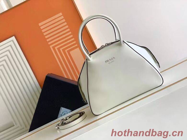 Prada Small leather Supernova handbag 1BA366 white