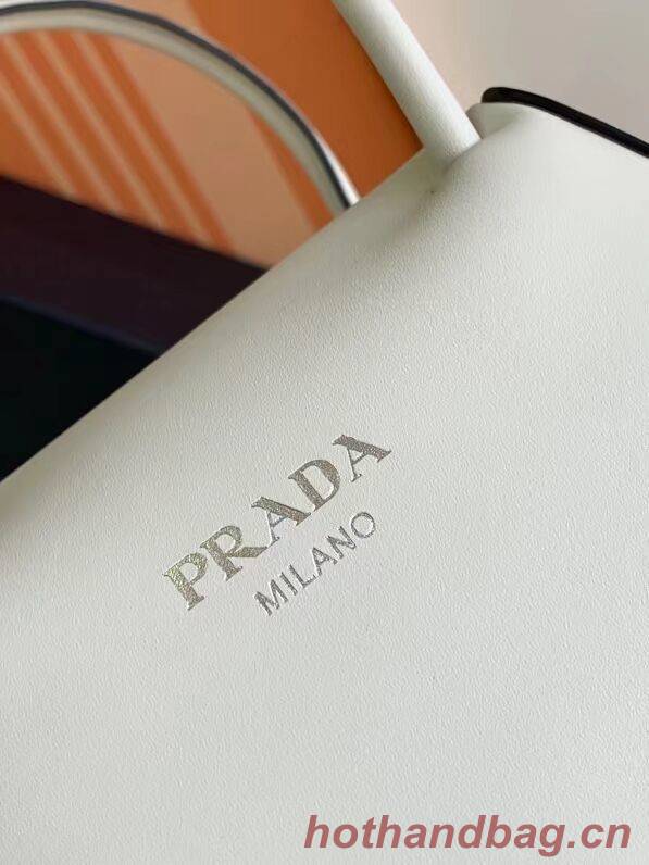 Prada Small leather Supernova handbag 1BA366 white