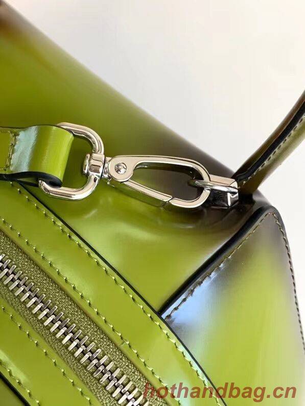 Prada leather tote bag 1BD663A green