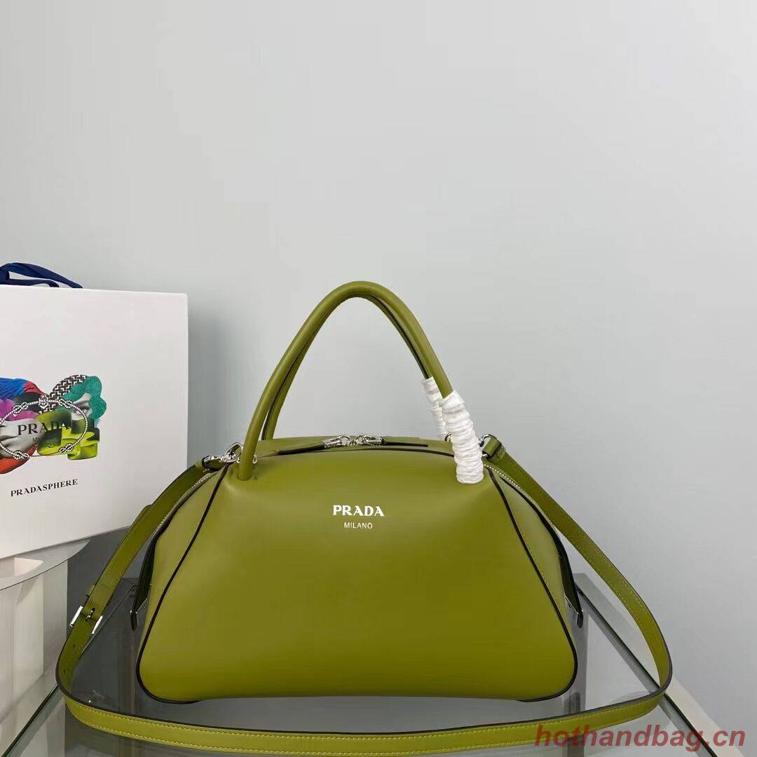 Prada leather  Supernova handbag 1BD665  green