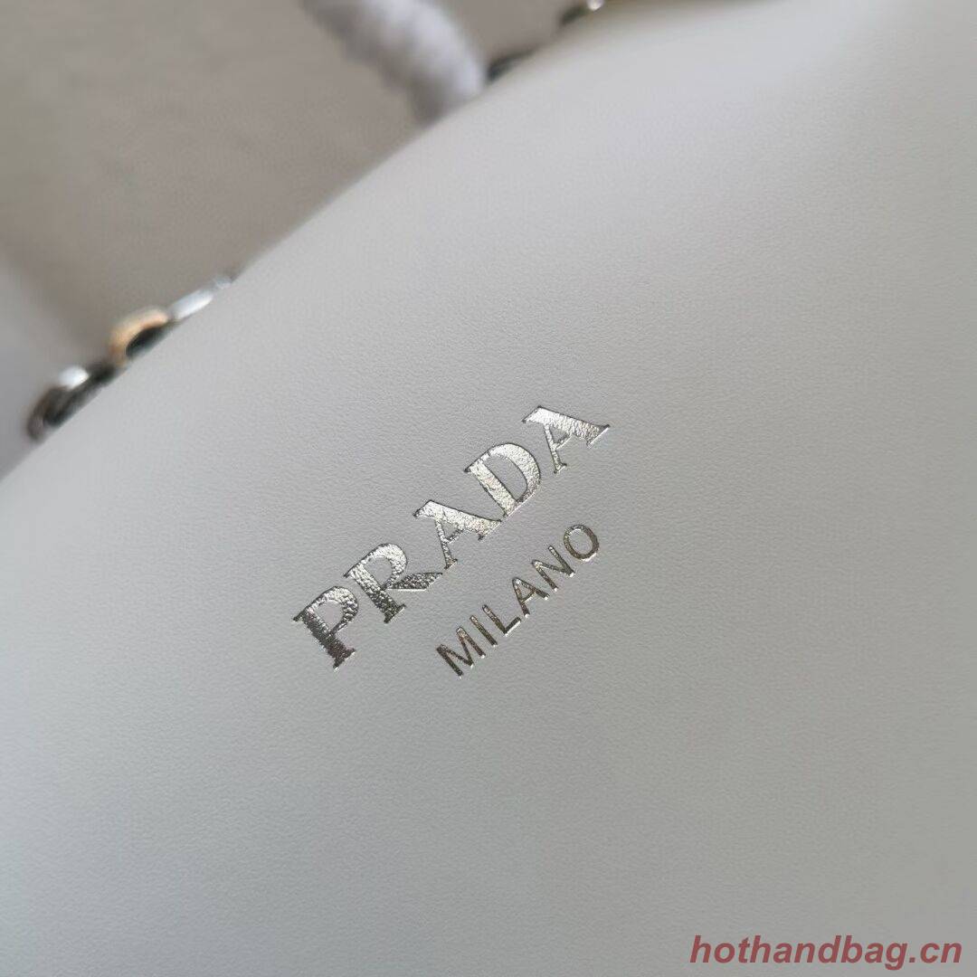 Prada leather Supernova handbag 1BD665 white