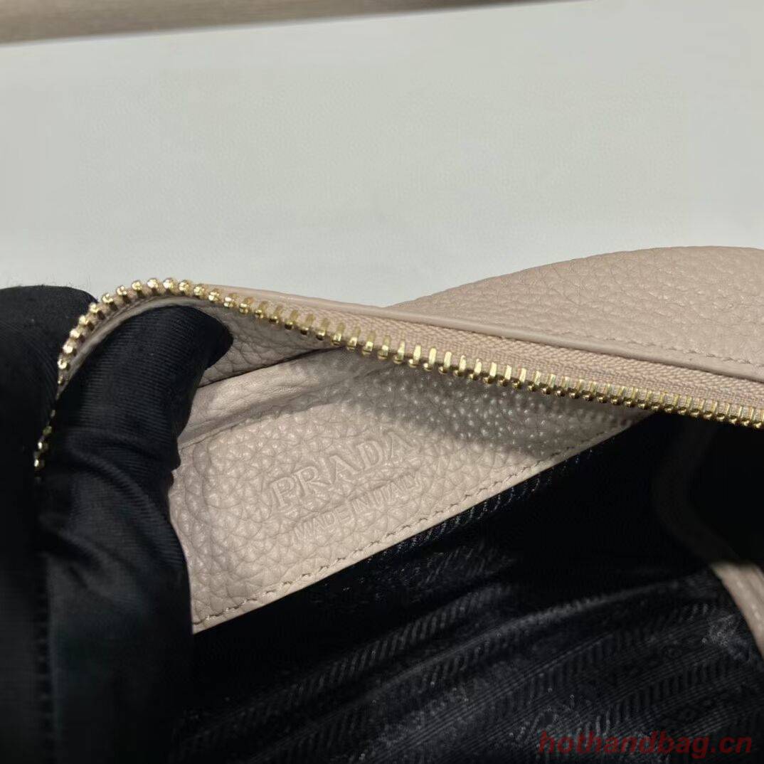 Prada Leather bag with shoulder strap 1DH781 light pink