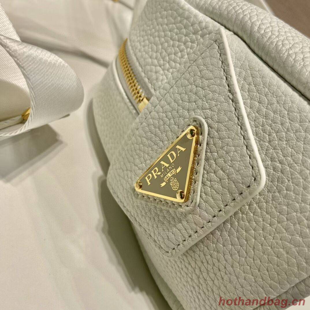 Prada leather tote bag 1DH770 white