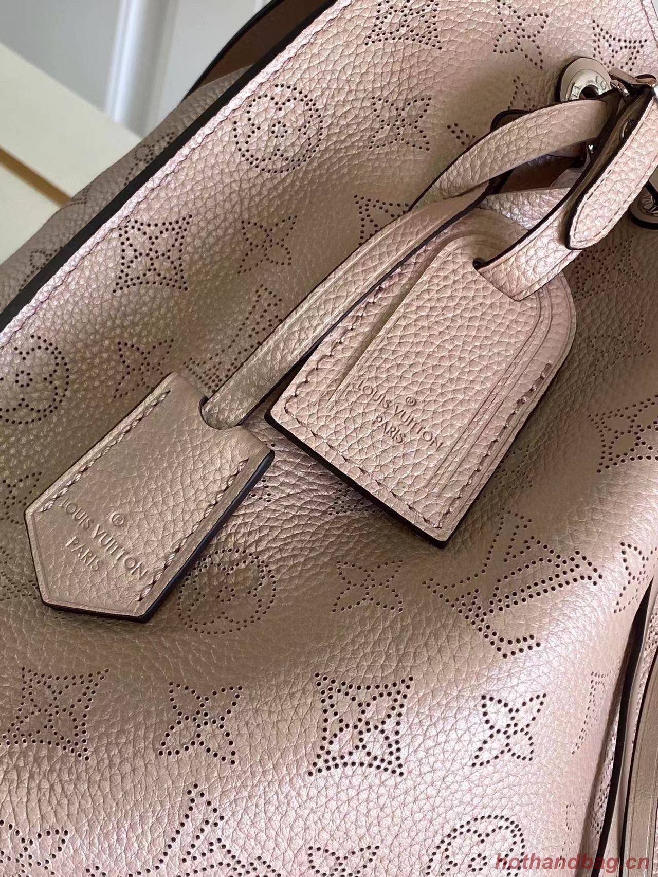 Louis Vuitton MURIA Mahina perforated calf leather M55800 light pink