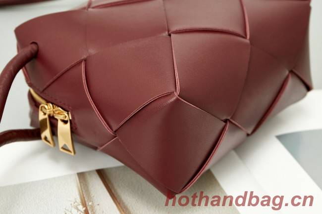 Bottega Veneta Mini Cassette Camera Bag 701915 Barolo