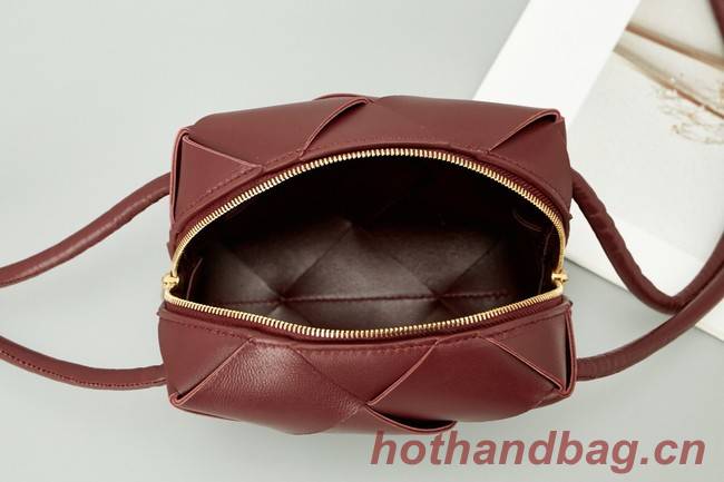 Bottega Veneta Mini Cassette Camera Bag 701915 Barolo