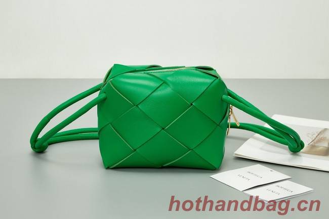 Bottega Veneta Mini Cassette Camera Bag 701915 Parakeet