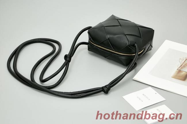 Bottega Veneta Mini Cassette Camera Bag 701915 black