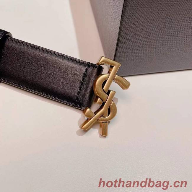 Yves saint Laurent calf leather BELT 30MM 26994