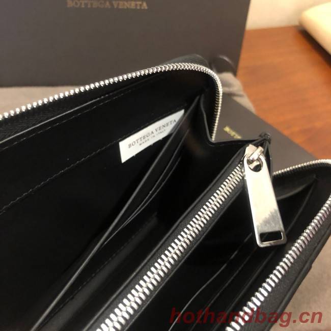 Bottega Veneta ZIP-AROUND WALLET 114076 black