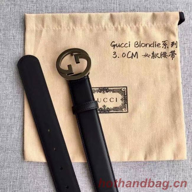 Gucci Blondie 30MM leather belt 703148-4