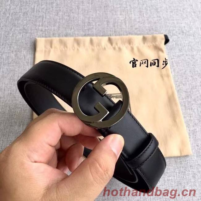 Gucci Blondie 30MM leather belt 703148-4