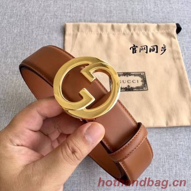 Gucci Blondie 38MM leather belt 703147-1