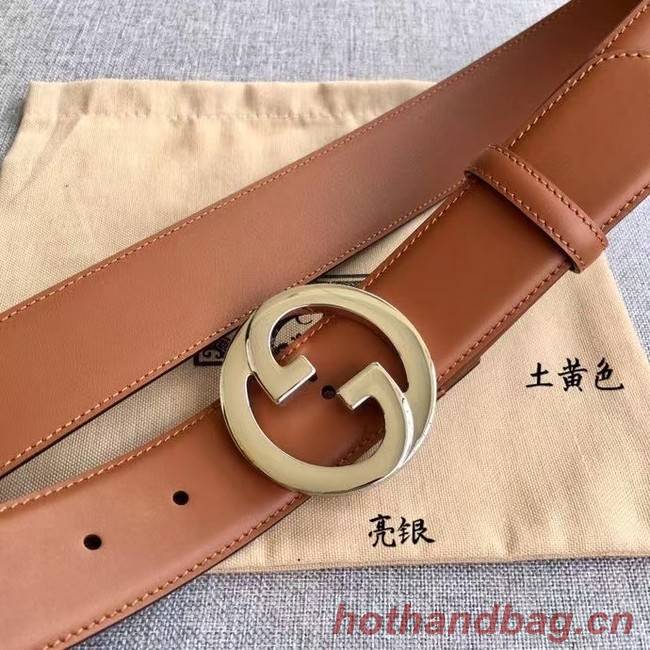 Gucci Blondie 38MM leather belt 703147-2