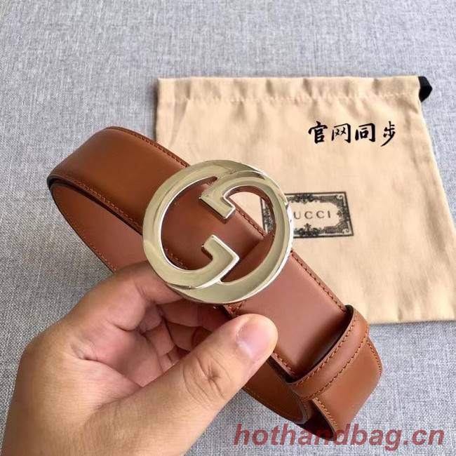 Gucci Blondie 38MM leather belt 703147-2