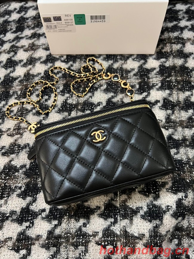 CHANEL VANITY WITH CHAIN 68105 Black