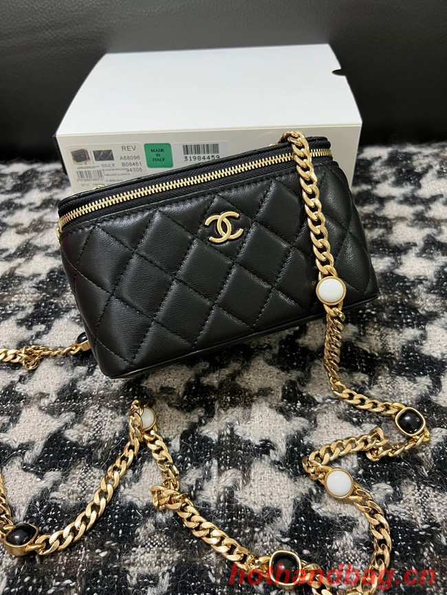 CHANEL VANITY WITH CHAIN AP2937 black