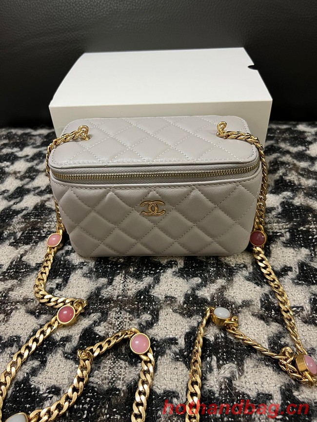 CHANEL VANITY WITH CHAIN AP2937 grey