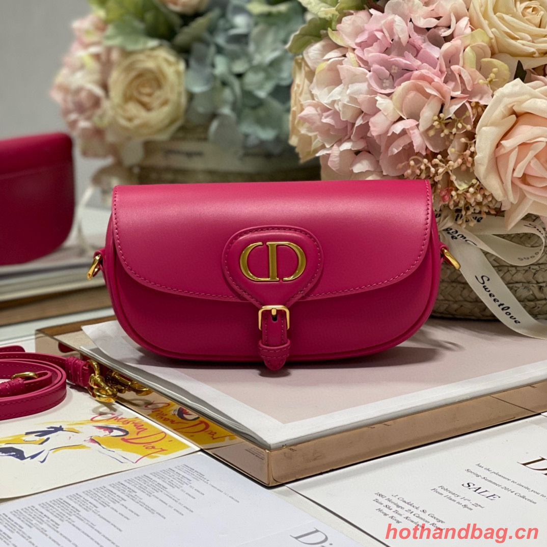 DIOR BOBBY EAST-WEST BAG Box Calfskin M9317S Rose